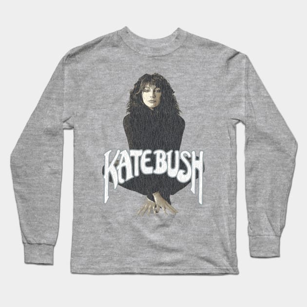 Vintage Kate Bush Fanart Design Long Sleeve T-Shirt by Bingung Mikir Nama Design